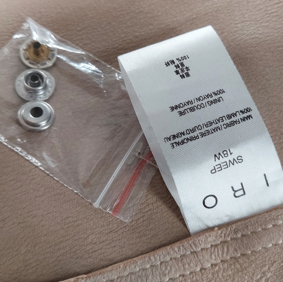 IRO Sweep Leather Jacket 38 FR - Picture 14 of 15